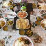 Fresh tasty food serevd with warm hospitality at Pumsi Homestay