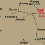 Neora Valley Jungle Camp Map