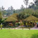 Garden-view-of-Tajpur-Village-Hut