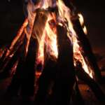 Bonfire at Pumsi Hoemstay