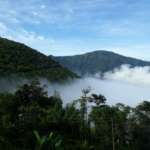 Cloud covered peaks in Ramdhura