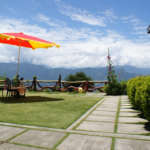 Kaluk Villlage Resort Sit on Lawn and Enjoy Himalaya