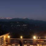 Night View of Kunchenjungha from Kaluk Villlage Resort