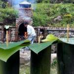 Organic-local-beverage-tongba-at-Riverside Cottage Mirik