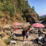 Pumsi Homestay picnic beside the rive