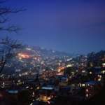 Ramdhura town at night