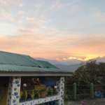 Sunrise on Kunchenjungha from Rinchenpong Villa Homestay