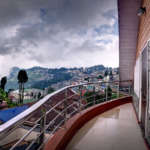 View from Balcony Darjeeling Hotel Near Railway Station