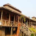 Bamboo cottage at Joypur forest Bankura